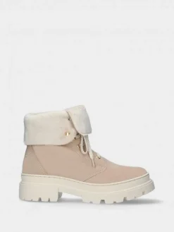 Bota Bege Com Atacadores Nadia 01