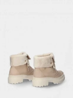 Bota Bege Com Atacadores Nadia 01
