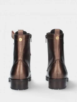 Bota Castanho Estilo Militar Feminina Telma 13