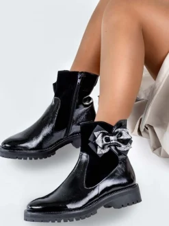 Bota Chelsea Preto Raquel 38
