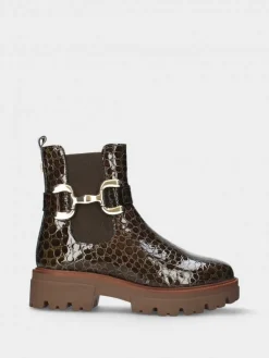 Bota Kaki Com Sola Chunky Raquel 28