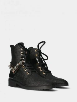 Bota Preta Com Atacadores Para Mulher Telma 12