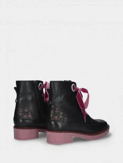 Bota Preto Com Sola Chunky Roberta 03