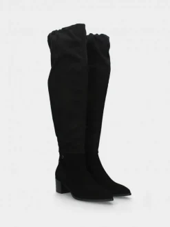 Botas Preta De Cano Alto Para Mulher