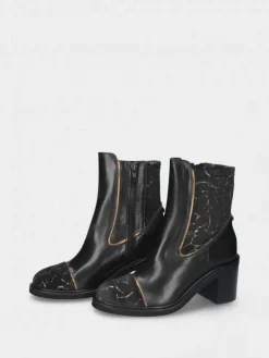 Botim Preto Salto Alto Sandra 02