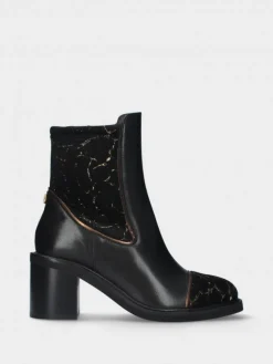 Botim Preto Salto Alto Sandra 02