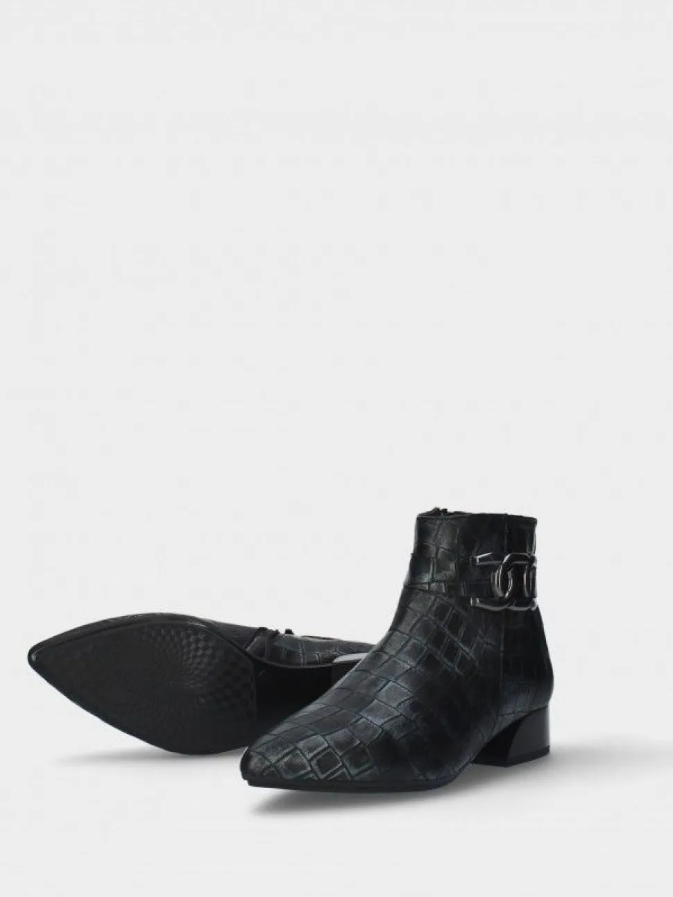 Botim Preto Salto Baixo Lidia 32