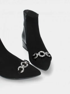 Botim Preto Salto Baixo Lidia 33