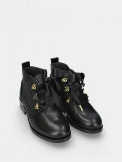 Botins De Crianca Pretos