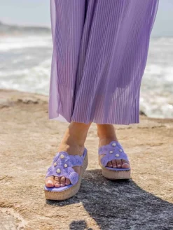 Chinelo Lilas De Cunha Para Mulher Debora 06