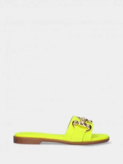 Chinelo Neon Amarelo Salto Raso Luca 10
