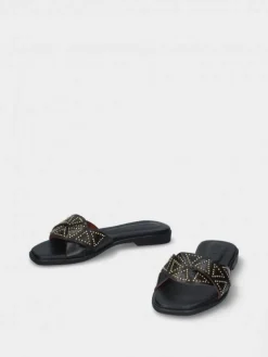 Chinelo Salto Raso Preto Para Mulher Luca 05