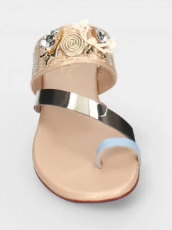 Chinelos Beges Para Mulher Carlota14