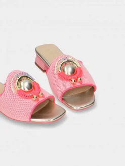 Chinelos Rasos Rosa Para Mulher Carol 60