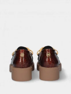 Mocassim Camel Com Plataforma Raquel 19