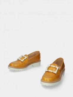 Mocassim Camel Para Senhora Raquel 42