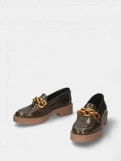 Mocassim Kaki Com Plataforma Raquel 19