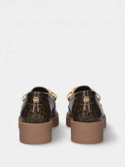 Mocassim Kaki Com Plataforma Raquel 19