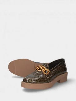 Mocassim Kaki Com Plataforma Raquel 19