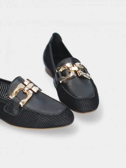Mocassim Preto Para Mulher Dina 25