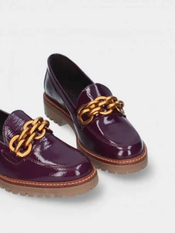 Mocassim Roxo Para Mulher Raquel 01