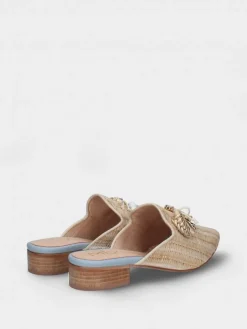Mules Bege Para Mulher Lea46