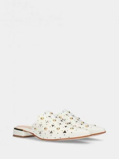 Mules Brancos Para Mulher Lea47