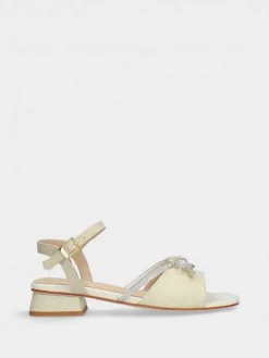 Sandalia Bege Salto Raso Carol 57