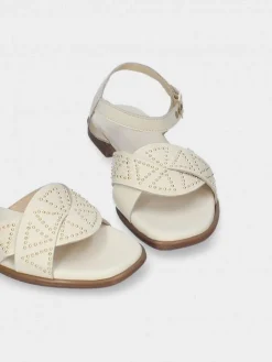 Sandalia Branco Salto Raso Luca 07