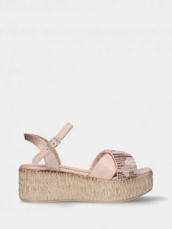 Sandalia Nude Com Cunha Para Mulher Debora 01