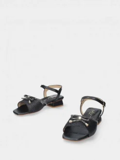 Sandalia Preta Salto Raso Carol 57