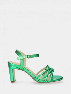 Sandalia Verde Salto Alto Camila 42