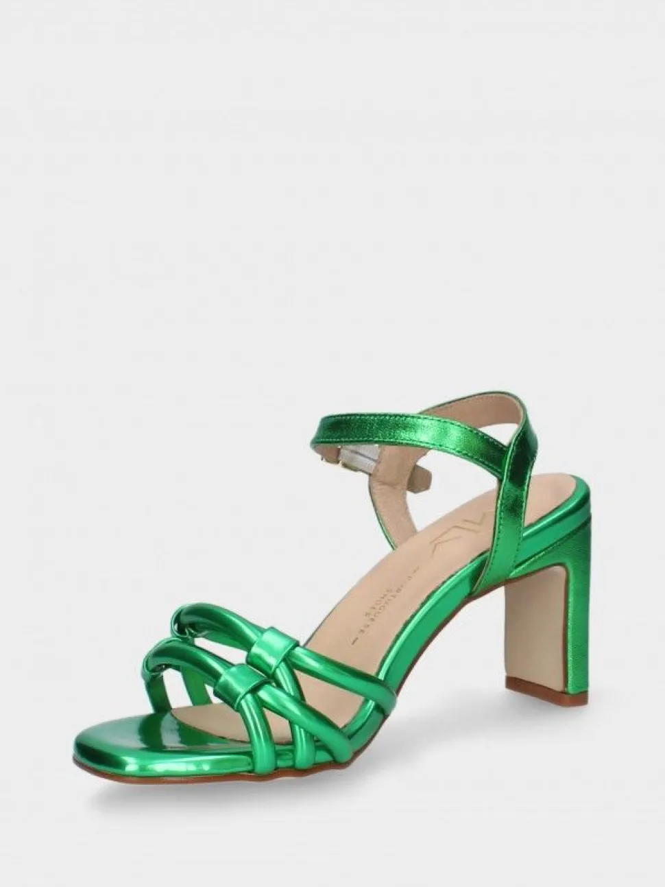 Sandalia Verde Salto Alto Camila 42