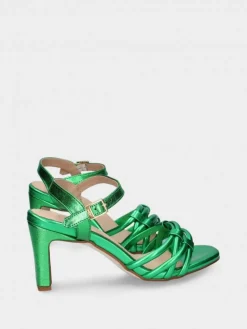 Sandalia Verde Salto Alto Camila 42