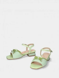 Sandalia Verde Salto Raso Carol 57