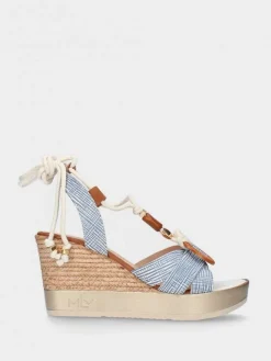 Sandálias Azuis Para Mulher Poly32