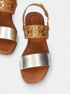 Sandálias Camel Salto Raso Luca 08