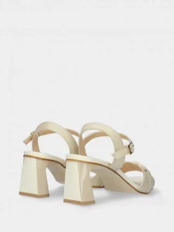 Sandálias Salto Alto Bege Para Mulher Valentina 18