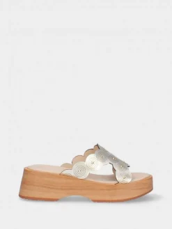 Sandáliasdourado Para Mulher Lucia 01