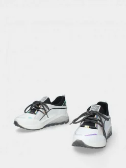 Sapatilha Branca Com Preto Para Senhora Angela 20