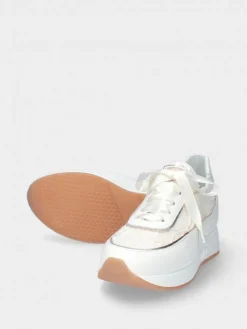 Sapatilha Branco Com Cunha Interior Para Mulher Alice 38