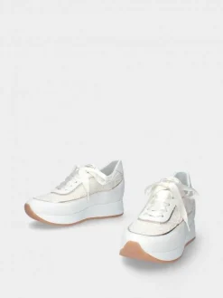 Sapatilha Branco Com Cunha Interior Para Mulher Alice 38