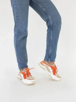 Sapatilha Laranja Para Mulher Stella 09