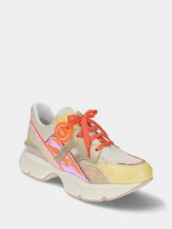 Sapatilhas Para Mulher Amarelas Andreia04