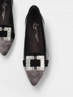 Sapato Cinzento Salto Baixo Lea 67