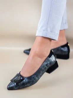 Sapato Preto Raso Lea 68