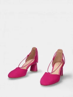 Sapato Salto Alto Rosa Para Mulher Mafalda 01