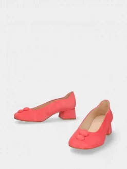 Sapato Salto Medio Coral Beatriz 01