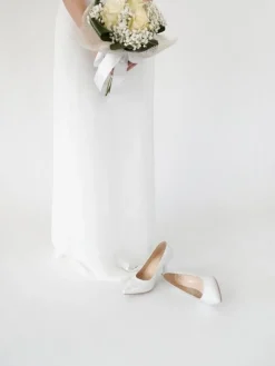 Sapato Stiletto Branco Salto Alto Luisa 01