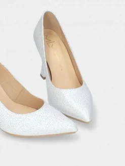 Sapato Stiletto Branco Salto Alto Luisa 01